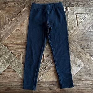 NWOT Old Navy Navy Blue Kids Cozy-Lined Leggings M (8)